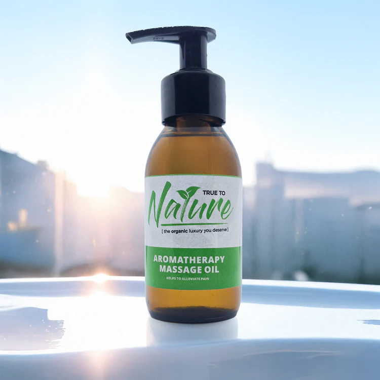Aromatherapy Massage Oil True 2 Nature Bottle.